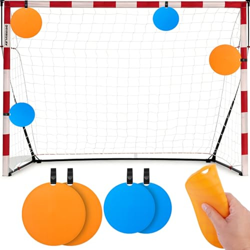 Handball Torzielscheiben aus Silikon – Wiederverwendbare Ziele für das Handballtor. Langlebiges Zubehör zur Schusspräzision für Training & Spiele