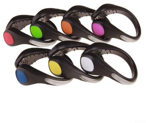 LED Schuhclip Licht für Nacht Laufen und Radfahren – für Fersenlicht mit 3 Modi für ultrahelles Sicherheitslicht für Schuhe, Fersen, Handgelenk oder Fahrrad – ABS (blau)