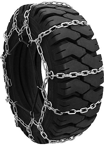 SCC QG0111 Quik Grip Forklift Tire Traction Chain - Set of 2