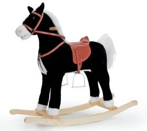 Unbekannt Plüsch Sweety-Toys 90273 Schaukelpferd Blacky, sehr edel, braun