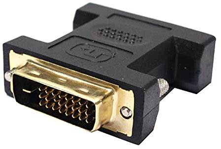 BeMatik - Adaptador DVI-D Macho a DVI-I Hembra Dual Link