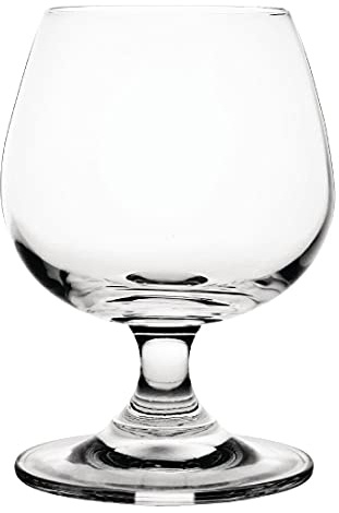 Olympia Kristall-Cognacgläser Set 255 ml/9 oz (6 Stück), Durchsichtig, Größe: 112(H)x57(Ø)mm, Kristall-Cognacgläser, Professionelles Barzubehör, spülmaschinengeeignet, GM577