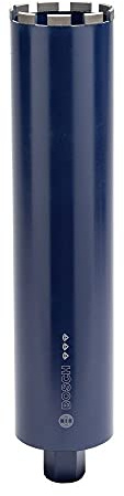 Bosch Accessories 2608601368 Couronne de forage diamantée à eau 1 1/4 UNC best for concrete 112 mm 450 mm 9 segments 11,5 mm, Bleu