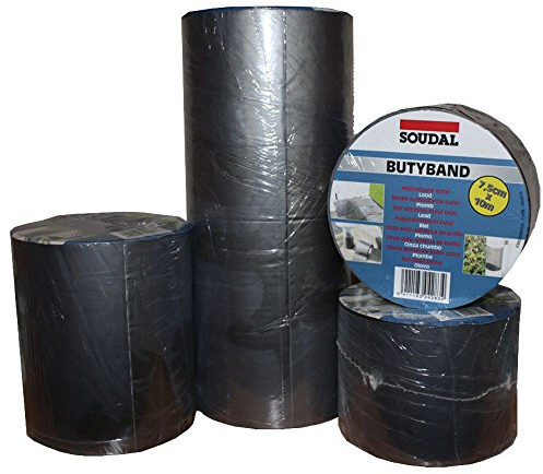 Soudal Butyband Dachreparatur Anschlussband Dichtband Gr. 225mm x 10m in alu -> selbstklebend, wasserdicht