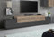 Dmora Mobile Porta TV Nico, Credenza Bassa da Soggiorno, Base Porta Televisione, 100% Made in Italy, cm 240x45h52, Antracite e Acero