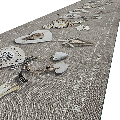 ANRO Küchenteppich Küchenläufer Teppich Läufer Küche waschbar rutschfest Mama Abwaschbar 240 x 52cm