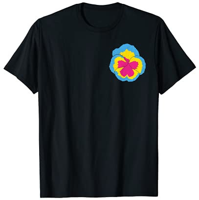 Pansexuell Pansie LGBT Stolz Stiefmütterchen Blume T-Shirt