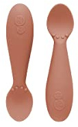 ezpz Tiny Spoons - pack de 2 cucharas - Sienna - 4+ meses