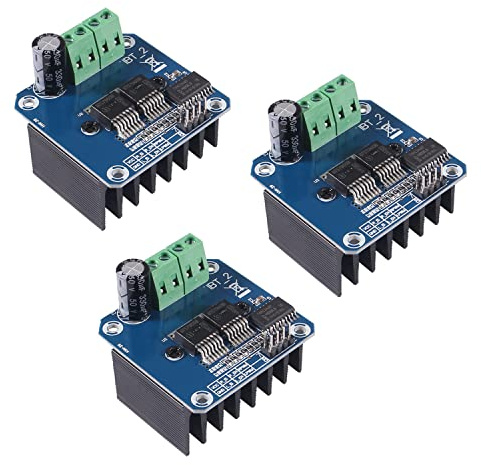 BTS7960 43A Dual H-Brücken-Schrittmotorantrieb Strombegrenzungssteuerung Halbleiterkühlung PWM für Smart Car Motor Drive Arduino (3 STÜCKE)