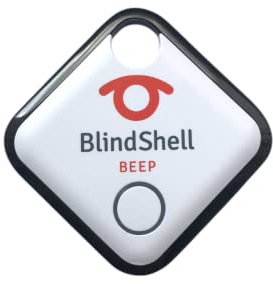 BlindShell Beep Item Finder, Pack of 1, Bluetooth tracker for Keys, Bag