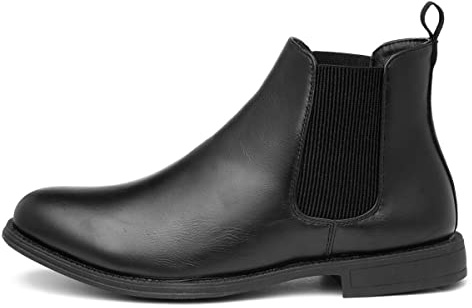 Beckett Briggs Mens Black Smart Chelsea Boot - Size 10 UK - Black