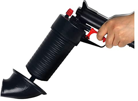 Toilet Plunger WC-Kolben, Luftablass-Blaster, Waschbecken-Kolben, Toiletten-Luft-Blaster, Hochdruck-Kolben-Öffner-Reinigungspumpe for Bad-WCs, Badezimmer, Dusche, Waschbecken, Badewanne, verstopftes R