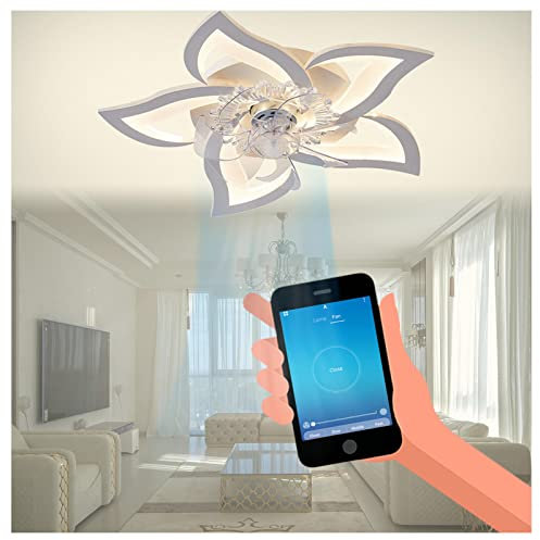 VVLXRIC Universal Remote Control Ceiling Fan Dimmable,Led Led Ceiling Fan Elegant Classic Fan Light Ceiling with Remote Control Restaurant Bedroom Decoration