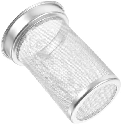RORPOIR Stainless Steel Tea Strainer for Teapot Replacement Mesh Tea Filter Insert for Loose Leaf Brewing Teapot Infuser Insert for Home Supplies 3.66 X 2.91 X 2.91 in