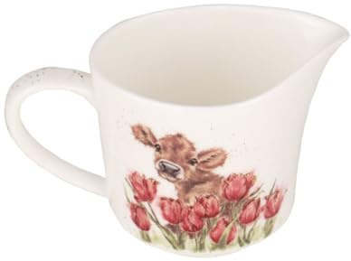 Wrendale Designs Porzellan Milchkännchen Kuh Bessie von der britischen Künstlerin Hannah Dale im englischen Landhaus-Stil als Geschenk & selbst genießen bei der Kaffee- oder Tee-Pause