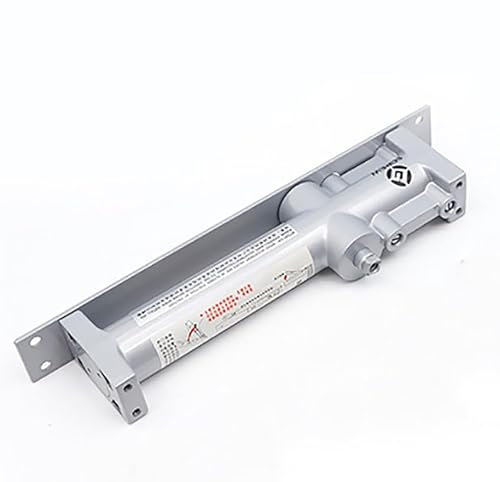 Luminexia Cierrapuertas Invisible,Cierrapuertas Oculto,Cierrapuertas Hidráulico Automático,Cierrapuertas con Guia Deslizante para Puertas,Ancho de Puerta de hasta 100 cm,Peso de hasta 65 kg,2 Estilos