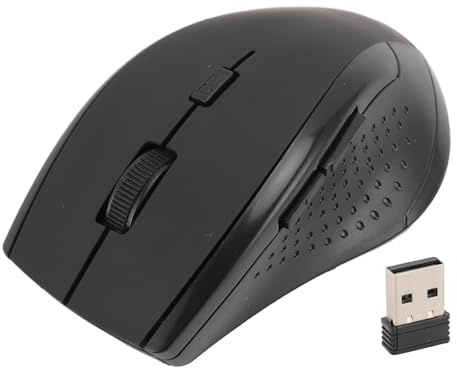 Annadue 2,4-G-Funkmaus, Kompakte Optische Maus für Laptop-Computer, Desktop-PC mit Zuverlässiger 2,4-GHz-Funktechnologie, Schnelle Datenübertragung, Tastenlebensdauer von 3 Millionen