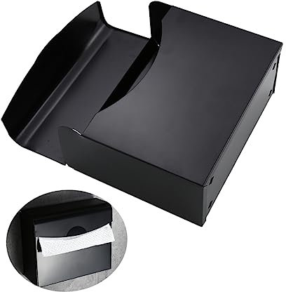 PHENOFICE Toilettenpapierhalter Box Aus Space-Aluminium Wandmontierbar Robuster Taschentuchspender Für Bad Küche Hotel Platzsparende Aufbewahrungsbox Für Papierhandtücher
