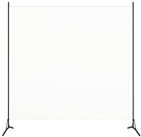 Myheimly Paravent,Raumtrenner Raumteiler Trennwand Umkleide Sichtschutz Spanische Wand Wohnzimmer Schlafzimmer Weiß,175 x 180 cm