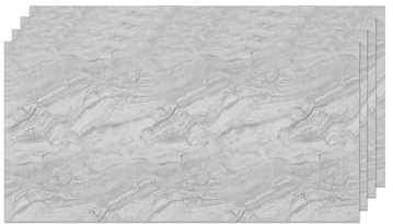 IZODEKOR Wandpaneele Marmoroptik 60x120 cm | Küchenrückwand Platte Wandpaneel | Pvc Wandverkleidung für Küche, Bad | Spritzschutz Küche | Wasserfest und Hitzebeständig | Mars Bubble