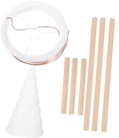 FUNOMOCYA 1 Juego De Alambre De Cobre para Plantas Antena De Jardín Bobinas De Cobre para Jardinería Alambre De Cobre Desnudo Alambre De Electrocultivo Alambre De Cobre Macizo Palos