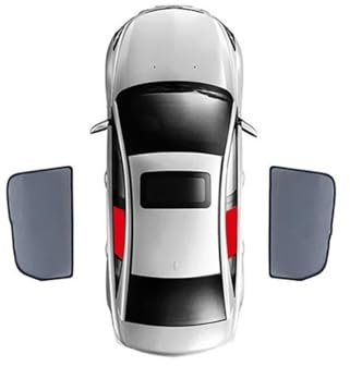 ZSGHJA Pare-Soleil Fenêtre Pare-Soleil Magnétique pour Mitsubishi pour Lancer pour Evolution X 2007-2016, Rideau De Pare-Brise Avant Et Arrière(2PCS Rear)
