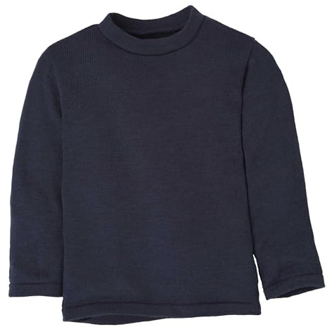 Disana Strick-Pullover Kinder - 100% Bio-Merino – atmungsaktiv Unisex Gr. 86-140 - nachhaltig & fair – schlicht, modern & perfekt zum Kombinieren - Made in Germany