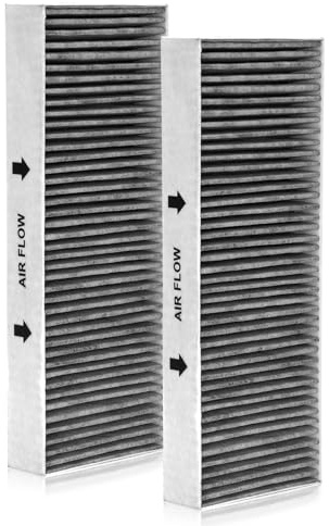 2 filtri ai carboni attivi per Bora Basic BAKFS BHU BIU BFIU GP4U BIAS BHAS BFIAS | Piano cottura con ricircolo dell'aria per Bora | Filtro per cappa aspirante | 340 x 123 x 42 mm