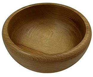 DB Gardentools - Porta Frutta Decorativo Insalatiera per Alimenti Ciotola per Snack in Legno Naturale Elegante Terrina in Legno stile Rustico - Dimensioni 12 cm