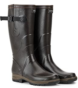 Aigle Terra PRO Vario regnstövlar för män, BRUN, 45 EU, Brun, 45 EU
