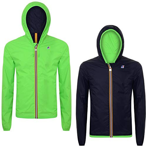 K-Way Jacques Plus Double Fluo GREENFLUO-Blue Depht