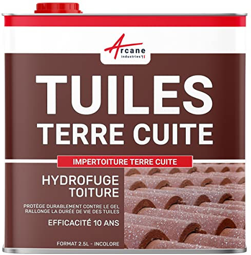 Idrorepellente per tegole, incolore per tegole in terracotta - ARCAREPEL 219-2,5 L (fino a 12,5 m²) - ARCANE INDUSTRIES