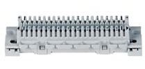 79101-517 00 LSA-Plus Anschlussblock 1x Anschlussleiste 10x Doppelmagazin grau