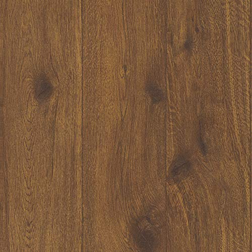 BRICOFLOR Papier peint imitation bois foncé effet rustique marron Tapisserie intissé chambre & cuisine