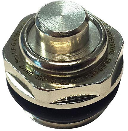 Chrome 3 Bar Air Pressure Safety Release Valve for Radiators Heated Towel Rails