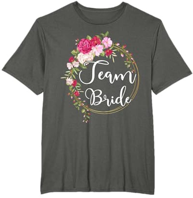 Damen Team Bride Brautjungfern JGA Party Hochzeit T-Shirt