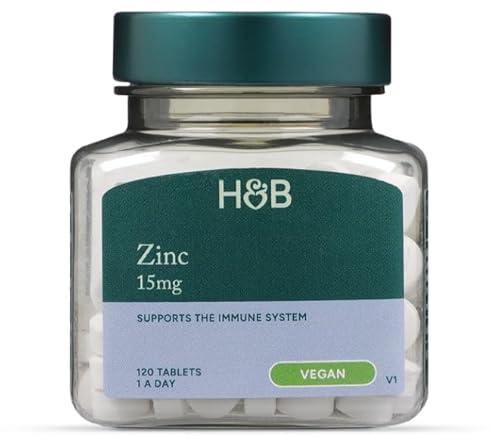 Holland & Barrett Zinc 15mg 120 Tablets