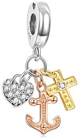 Annmors 925 Sterlingsilber Anhänger Bead Charms für Armband und Kette, für Pandora