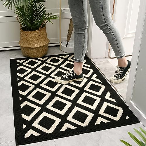 7VSTOHS Alfombrillas para Puertas de Interior 80x100cm, Alfombrillas Antideslizantes para Exteriores, Absorbentes y Lavables para Puertas de Interior y Exterior, Entradas, Patios, Pasillos, Mascotas