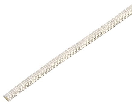 DMiotech 2.5mmx3.0m(9.8ft) Fibre Verre Manche Isolant Petite Lignes Tissu Tube pour Fil Protéger avec Résine Blanc
