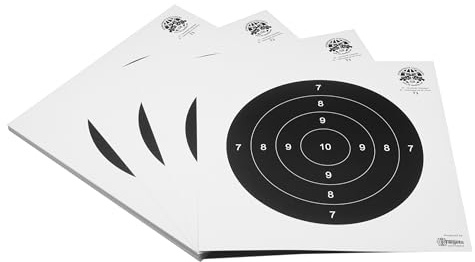 Zielscheiben *T3 ISB Target* | 26x26 cm | Karton 250g/m² | Offiziell für den ISB Verein entwickelt | Wettbewerbszielscheibe für den ISB Bewerb (50 Stück)