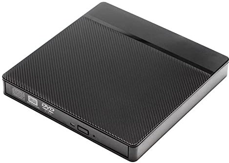 Ranuw Portable Optical Drive Case for 12.7mm/9.5mm USB-C External Mobile HDD Enclosure Box, Black, USB 3.0, Windows/macOS/Linux Compatible