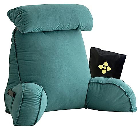 Cuscino da Lettura Terapeutico/Cuscino di Supporto per la Schiena Lombare con Bracciolo,Cuscino da Salotto per Schienale per Adulti con Design Staccabile,Cuscino per Schienale per Sedersi s