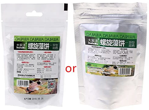 Sweeaau Aquarium Spirulinas Algen Waffeln Tabletten Fisch Leckeres Futter Fütterung Fischfutter Urlaub Futterstation 3 Tage