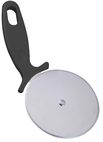 Cortadores De Pizza De Acero Inoxidable: Práctico Cortador De Herramientas Para Pizza Grande Con Mango De Seguridad | Cortadora De Pizza De Mano | Cortadora De Alimentos De Mano | Herramienta Cortador