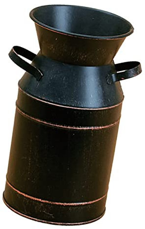 Sosoport Retro Flower Bucket Iron Art for Garden Decoration Rustic Flower Pot Vintage Vase Unique Bouquet Holder for Outdoor Use