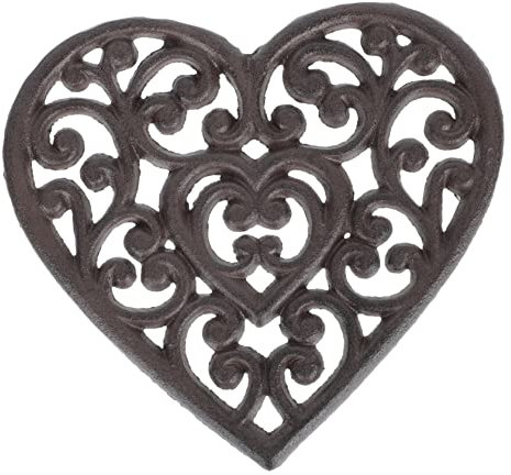 OKUMEYR 1pezzi Sottopentola Cavo Tovaglietta Decorativa Sottopentola in Ferro Isolamento Termico Cuscinetto Termoisolante Accessori Per Tavola Da Pranzo