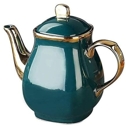 DHAEY Aceitera Dispensador de Aceite y vinagre, Botella Vintage BOT de cerámica Verde, Botella de Aceite, vinagrera de Salsa de Soja de cerámica Cocina