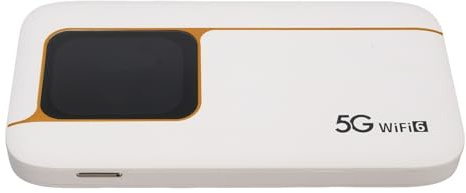 Denash 5G WiFi 6 Punto de Acceso Móvil, 2.01 Pantalla Táctil 7100mAh IP67 Router Portátil con Ranura SIM, Velocidad de 2.77 GBPS para 16 Dispositivos