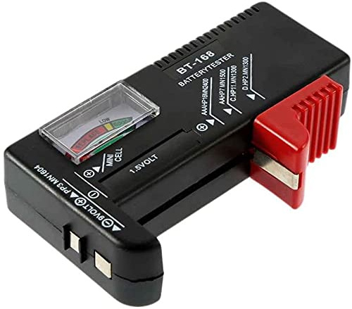 Digital Battery Meter Universal Button Cell Volt Tester Checker for AA/AAA/C/D/9V/1.5V Durable Treatment